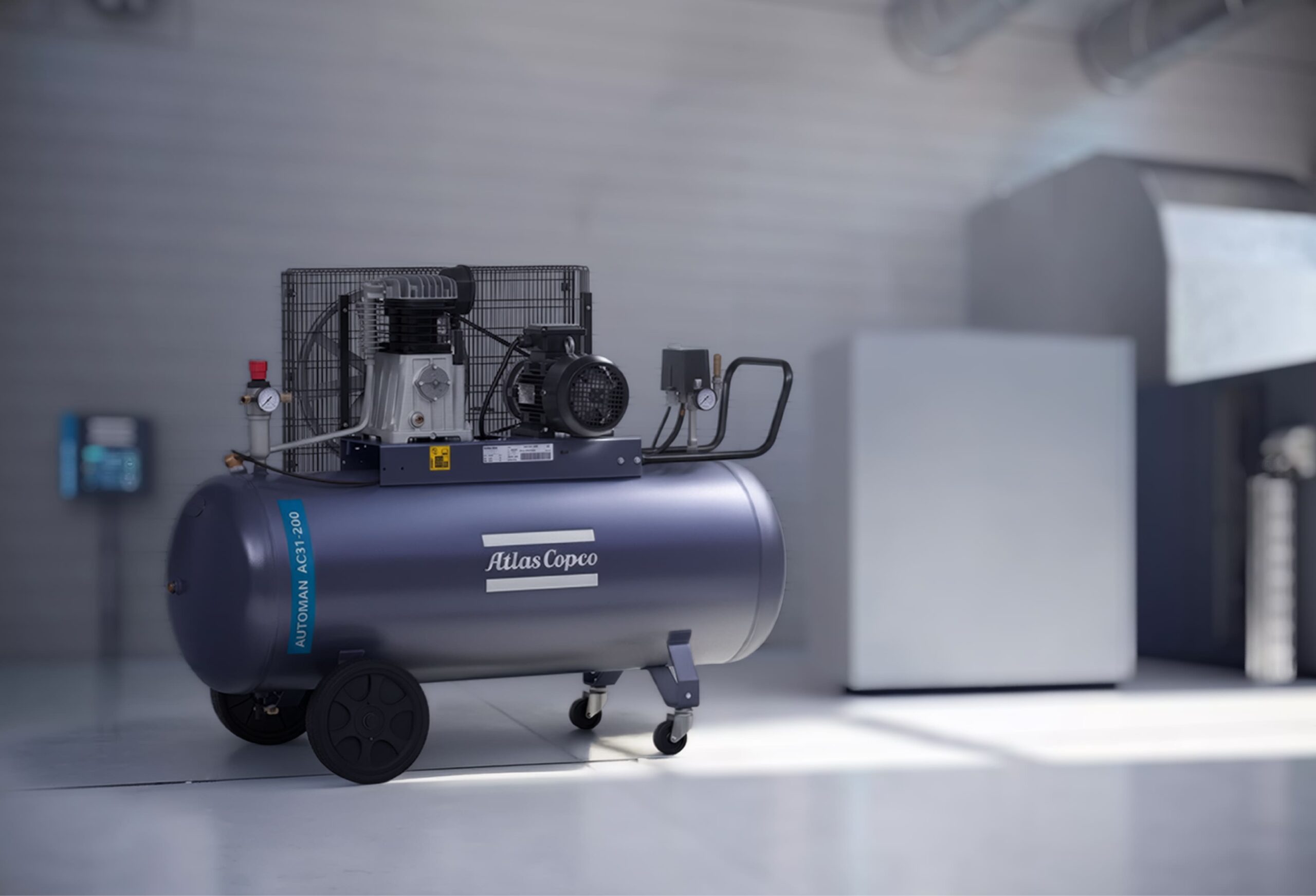 Atlas Copco Piston Type Air Compressor